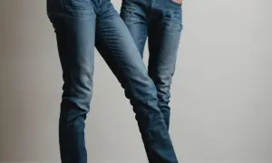 Dwie osoby w dopasowanych jeansach. Dowiedz się, jak rozciągnąć jeansy, by były idealnie dopasowane.